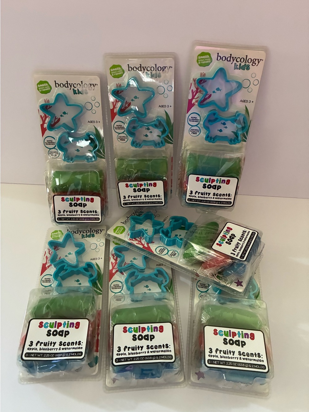 Kids sculpting scented soap